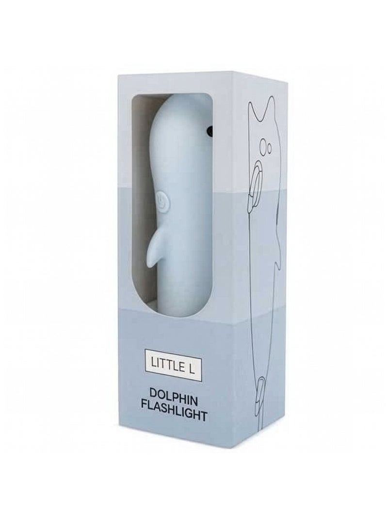 Little L | Lampe torche animaux en silicone pour enfants Bleu ciel - Kiabi