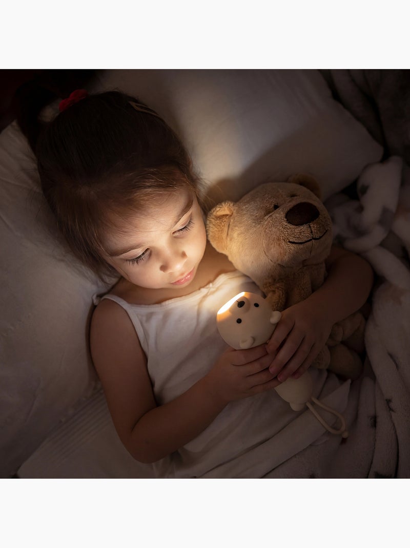 Little L | Lampe torche animaux en silicone pour enfants Ecru - Kiabi