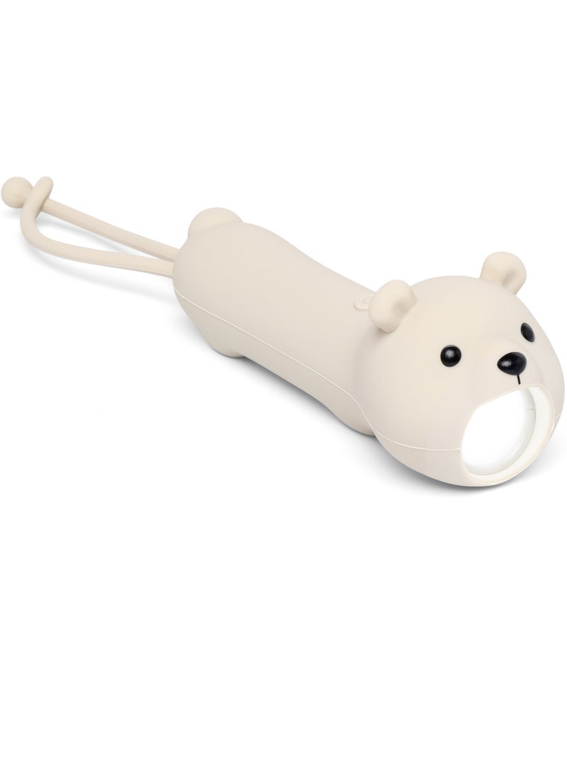 Little L | Lampe torche animaux en silicone pour enfants Ecru - Kiabi