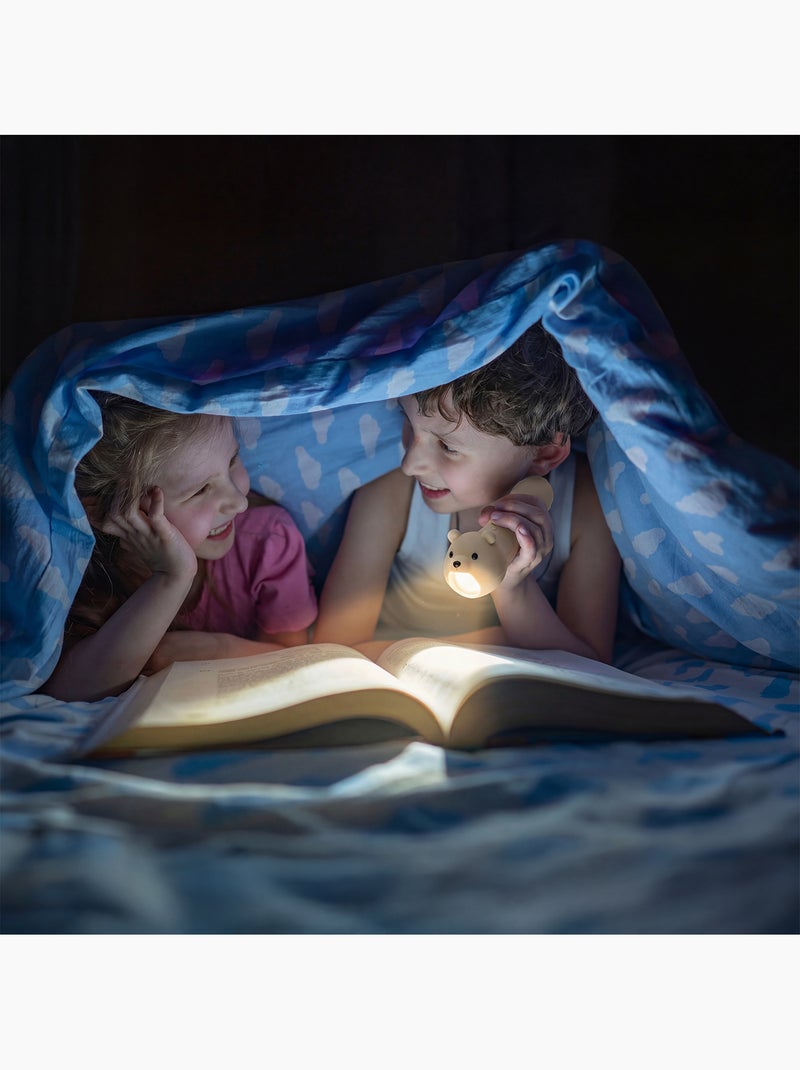 Little L | Lampe torche animaux en silicone pour enfants Ecru - Kiabi