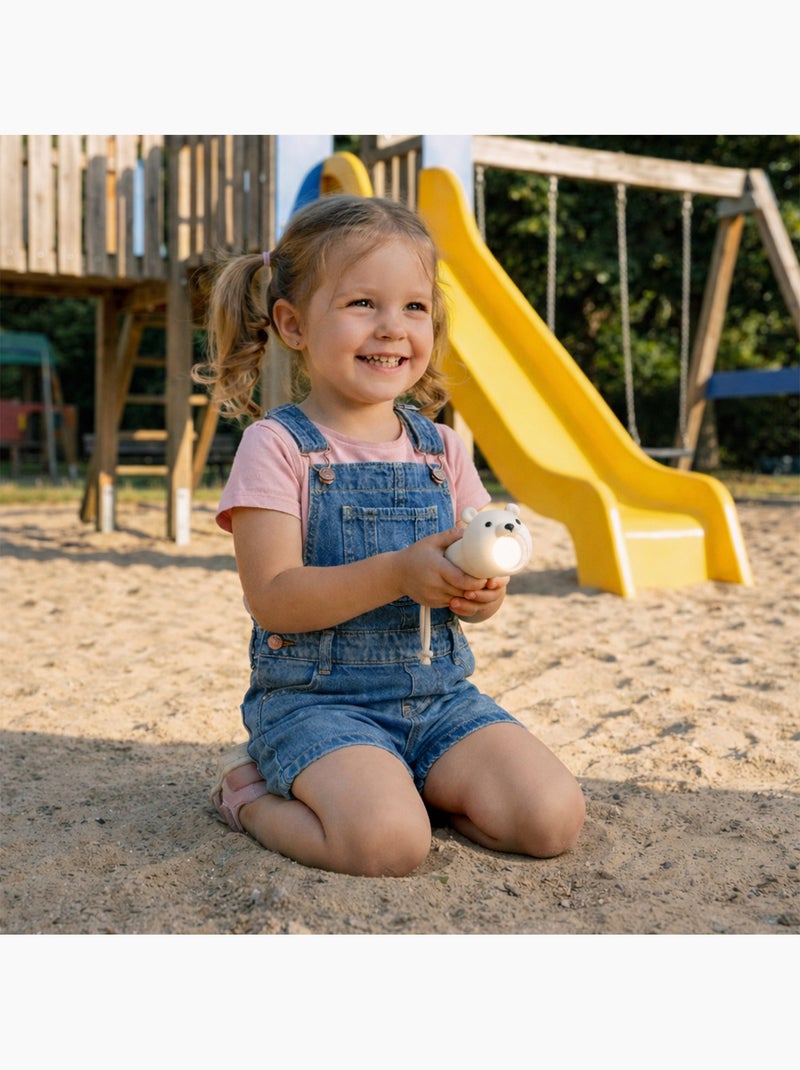Little L | Lampe torche animaux en silicone pour enfants Ecru - Kiabi