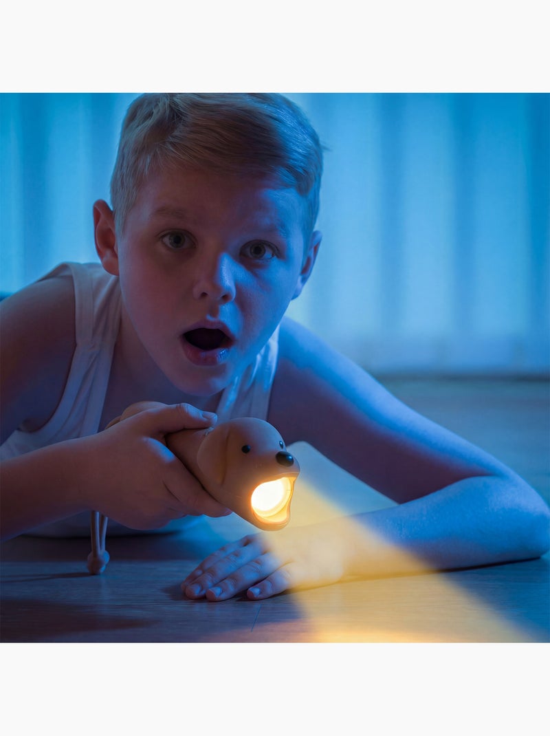 Little L | Lampe torche animaux en silicone pour enfants Gris taupe - Kiabi