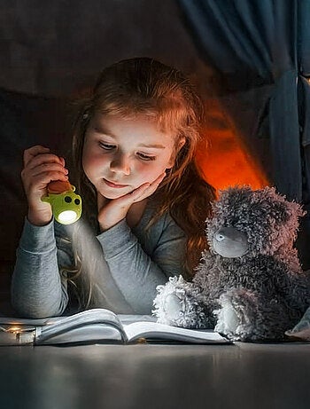 Little L | Lampe torche animaux en silicone pour enfants