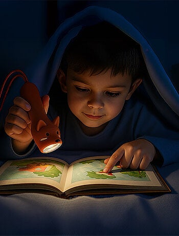 Little L | Lampe torche animaux en silicone pour enfants