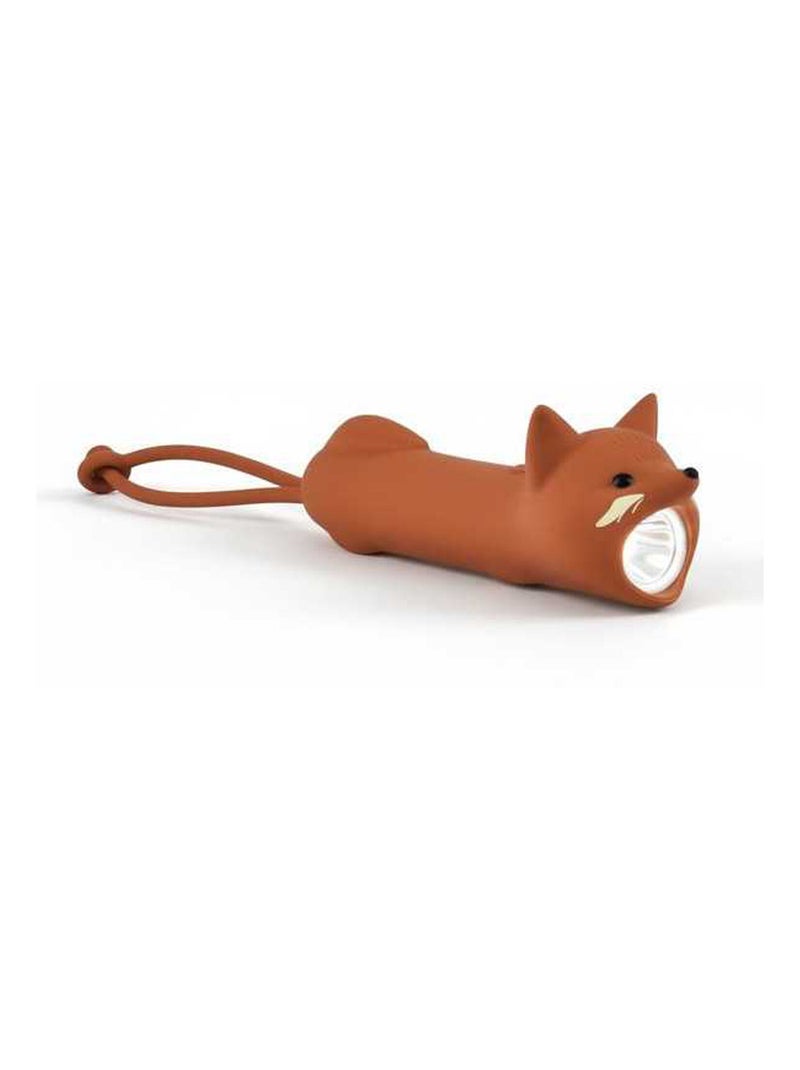 Little L | Lampe torche animaux en silicone pour enfants Marron clair - Kiabi
