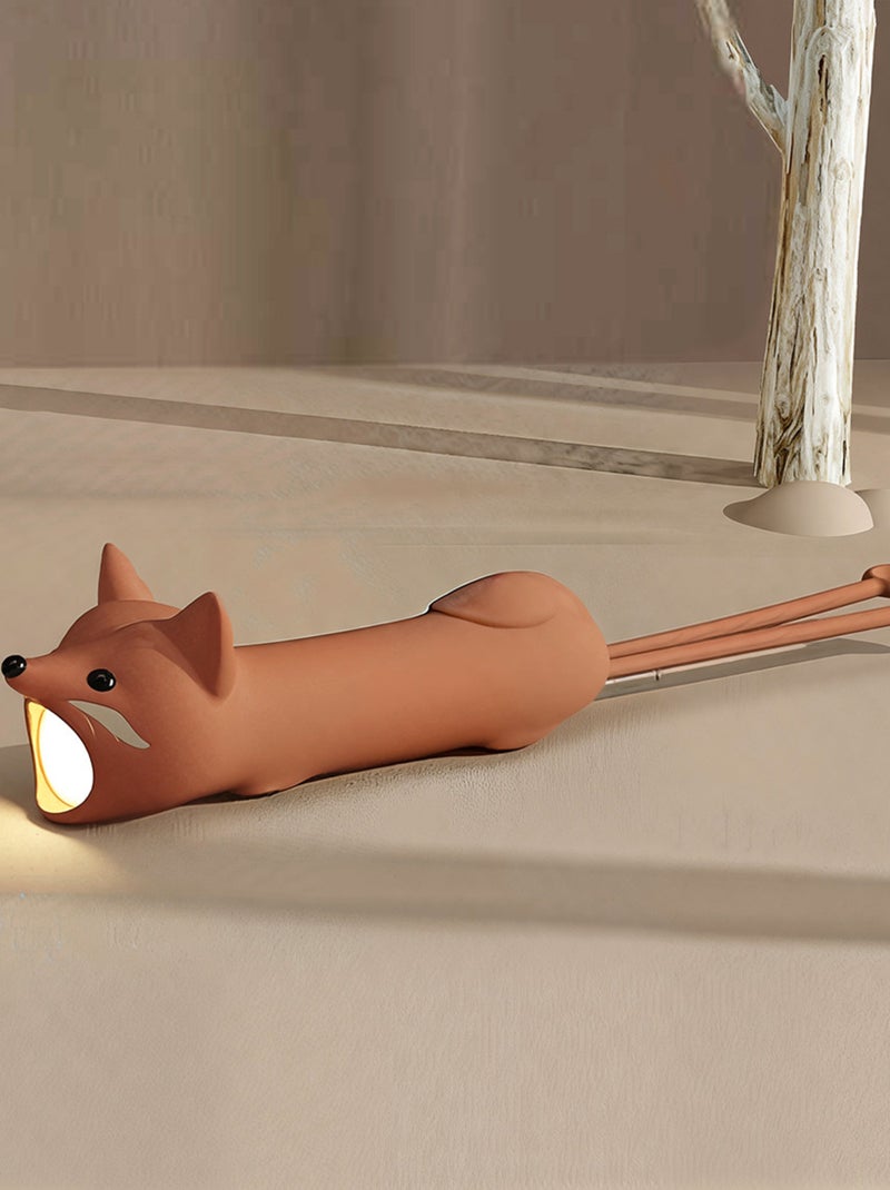 Little L | Lampe torche animaux en silicone pour enfants Marron clair - Kiabi