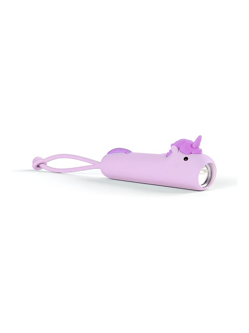 Little L | Lampe torche animaux en silicone pour enfants Rose - Kiabi