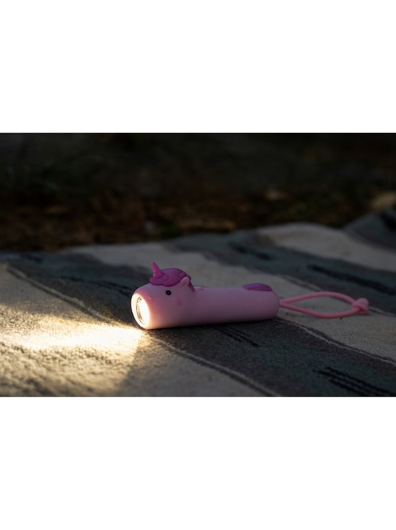 Little L | Lampe torche animaux en silicone pour enfants Rose - Kiabi
