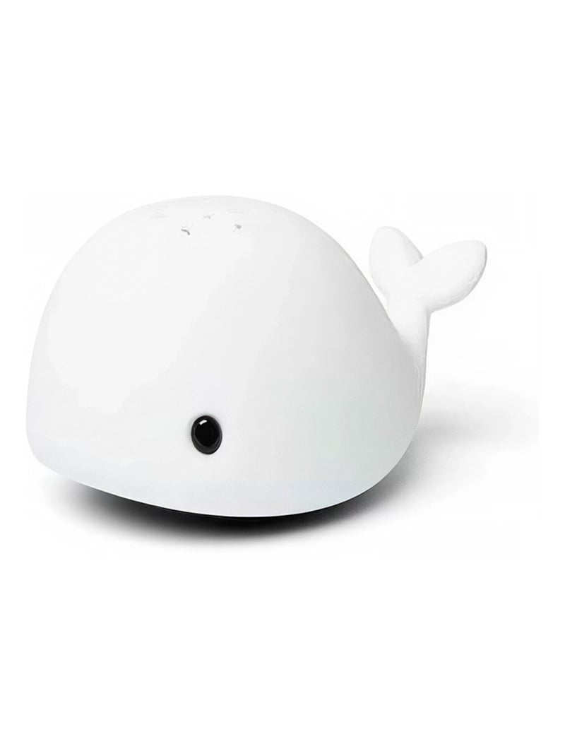 Little L | Projecteur lumineux tactile en silicone baleine Blanc - Kiabi