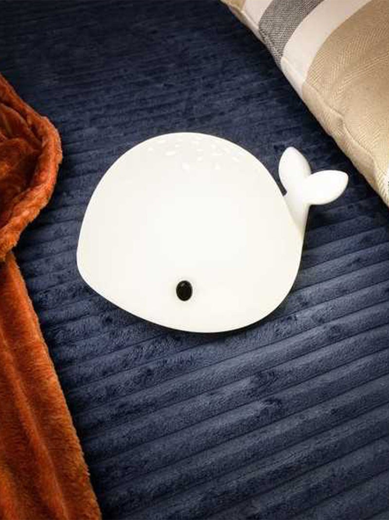 Little L | Projecteur lumineux tactile en silicone baleine Blanc - Kiabi