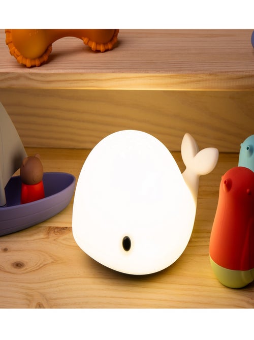 Little L | Projecteur lumineux tactile en silicone baleine - Kiabi