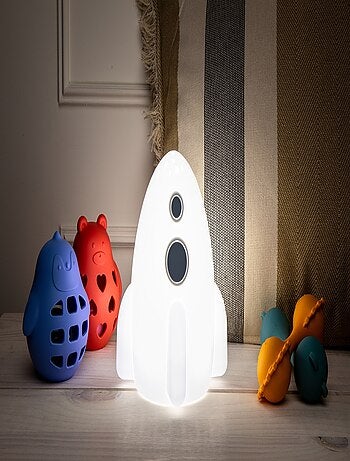 Little L | Projecteur lumineux tactile en silicone Fusée