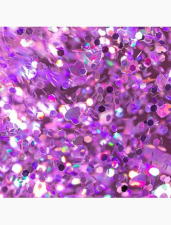 Little L | Veilleuse enfant RGB à paillettes Cœur