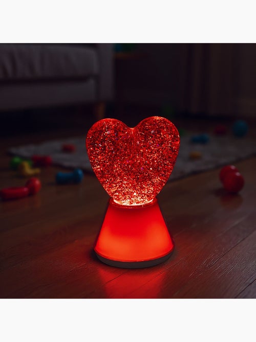 Little L | Veilleuse enfant RGB à paillettes Cœur - Kiabi Little L | Veilleuse enfant RGB à paillettes Cœur - Kiabi
