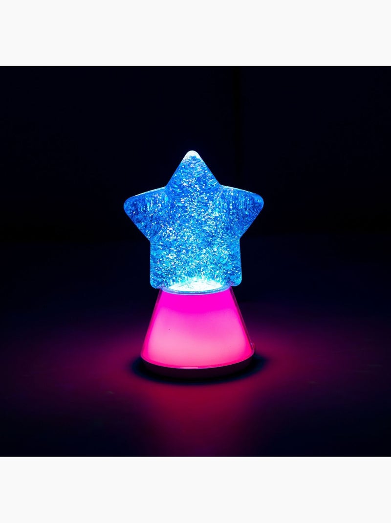 Little L | Veilleuse enfant RGB à paillettes Étoile Blanc - Kiabi