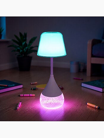 Little L | Veilleuse enfant RGB à paillettes Goutte Magique