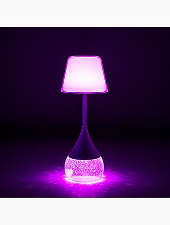 Little L | Veilleuse enfant RGB à paillettes Goutte Magique