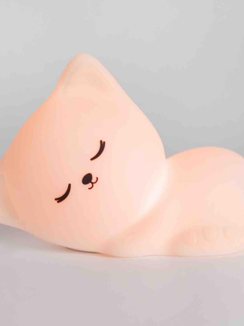 Little L | Veilleuse lumineuse avec télécommande Chaton Stella Blanc - Kiabi