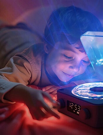 Little L | Veilleuse Tourne-disque sensoriel Magic Wave