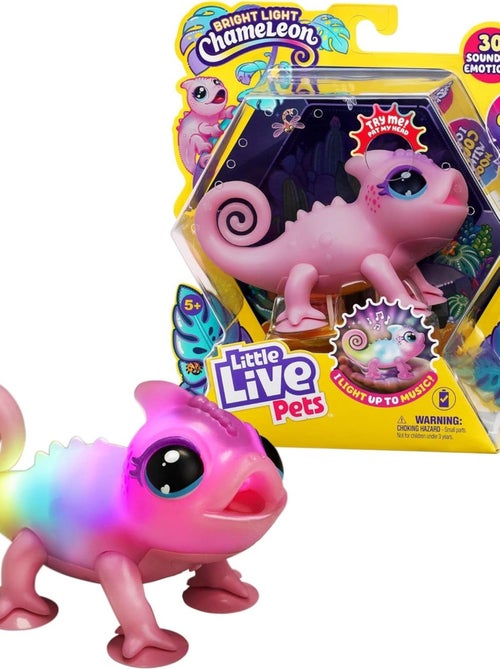 Little Live Pets - Nova le caméléon lumineux - Kiabi