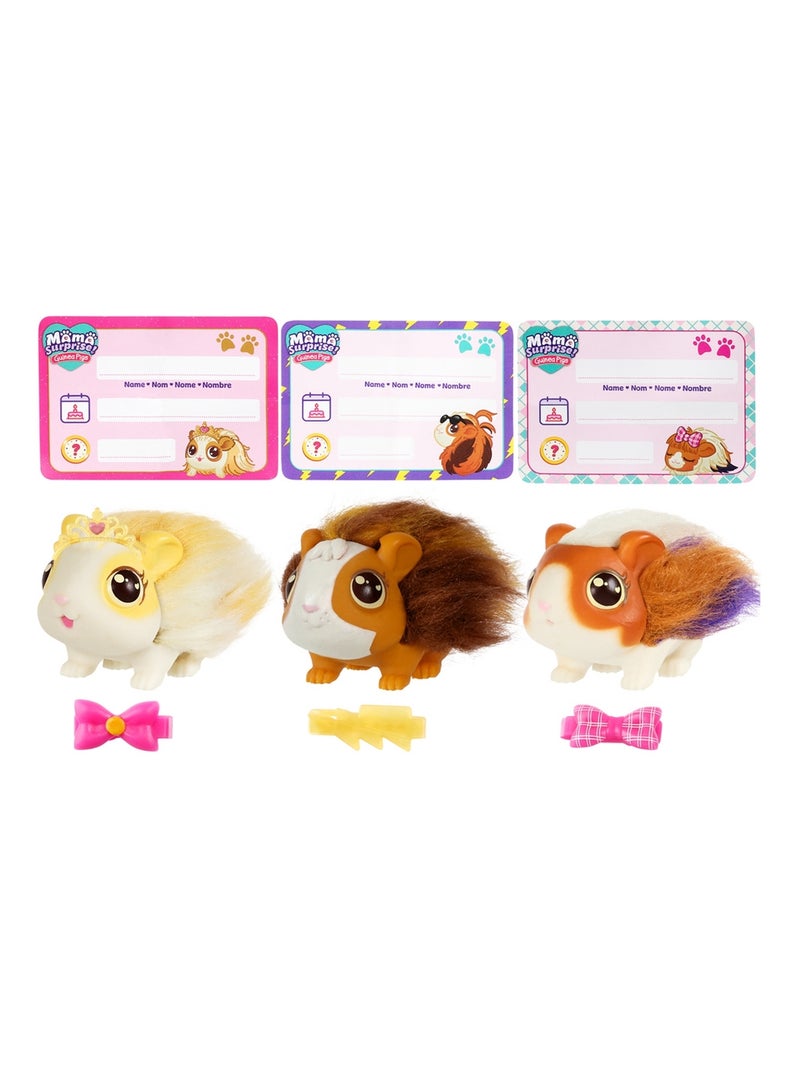 Little Live Pets Mama Surprise Maman-cochon d'Inde avec cage et 3 bébés surprise Multicolore - Kiabi