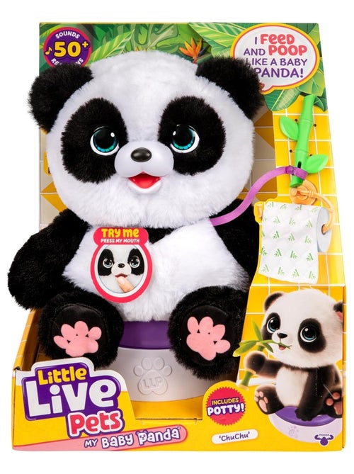 Little Live Pets Mon bébé panda ChuChu interactif - Kiabi