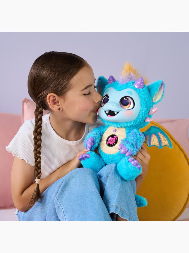 Little live pets my magical dragon - skye, peluche interactive Bleu - Kiabi