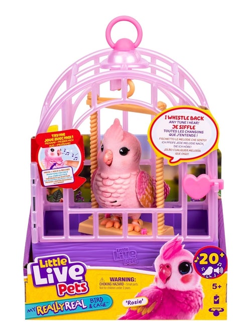 Little Live Pets Rosie et la cage à oiseaux - Kiabi