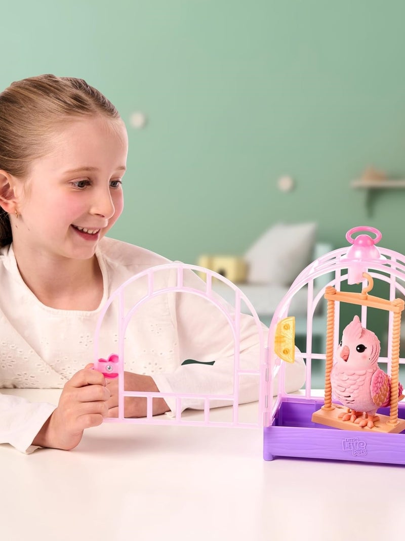 Little Live Pets Rosie et la cage à oiseaux Rose - Kiabi