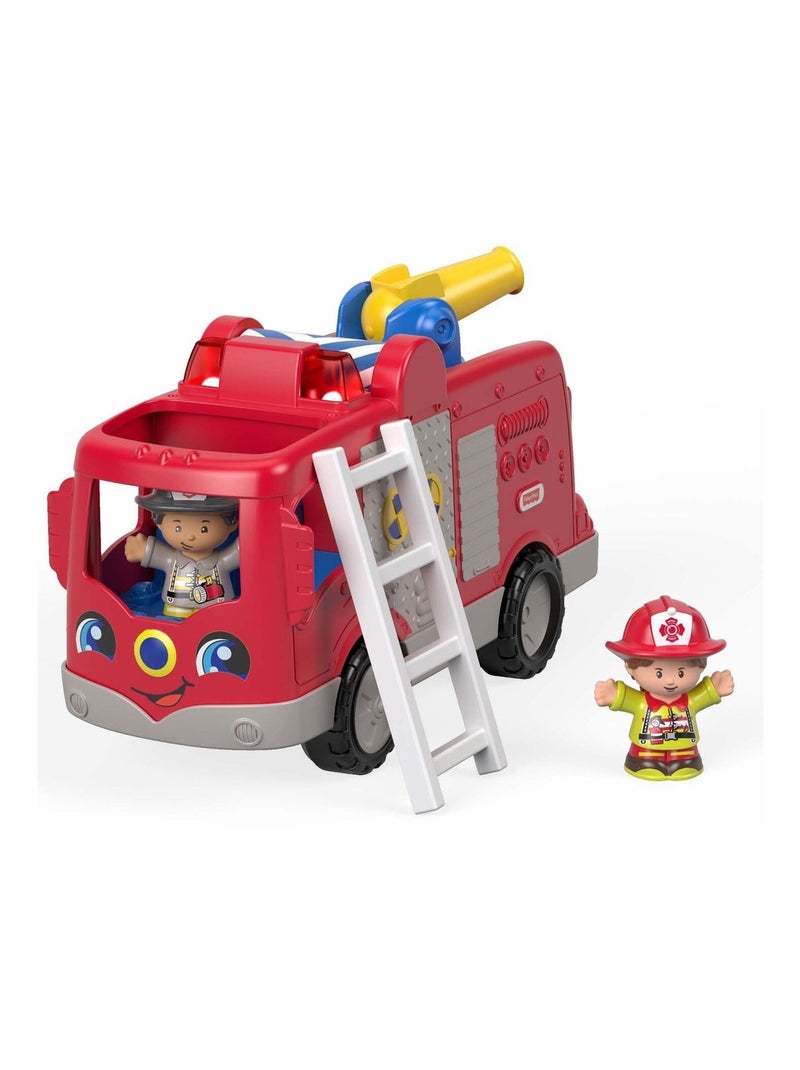 Little People - Le Camion De Pompier - Fisher Price Multicolore - Kiabi