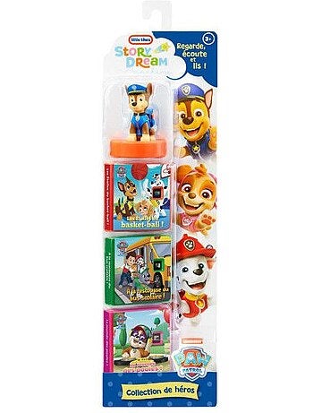 Little tikes - story dream machine -pack avec 3 histoires paw patrol