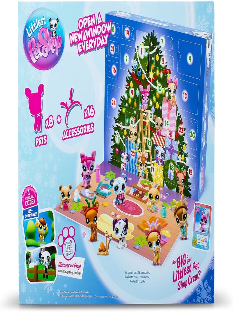 Littlest Pet Shop - Bandai - Calendrier de l’Avent 24 Surprises Bleu Multicolore - Kiabi