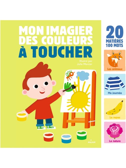LIVRE - Mon imagier des couleurs à toucher - Kiabi