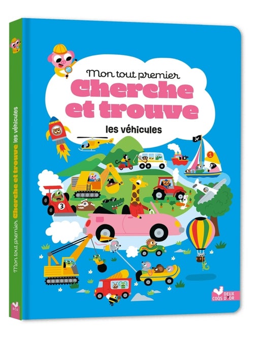 LIVRE - Mon tout premier cherche et trouve : Les véhicules - Kiabi