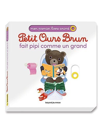 LIVRE - Petit Ours Brun fait pipi comme un grand - Mon premier livre animé