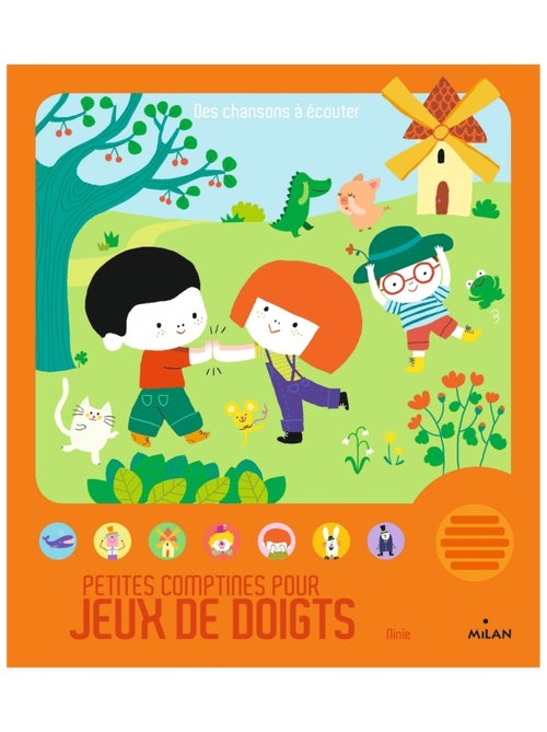 LIVRE - Petites comptines jeux de doigts - Kiabi