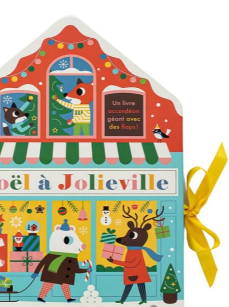 Livre accordéon Noël à Jolieville Multicolore - Kiabi