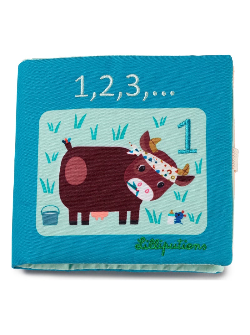 Livre bébé 1,2,3, j'apprends à compter N/A - Kiabi