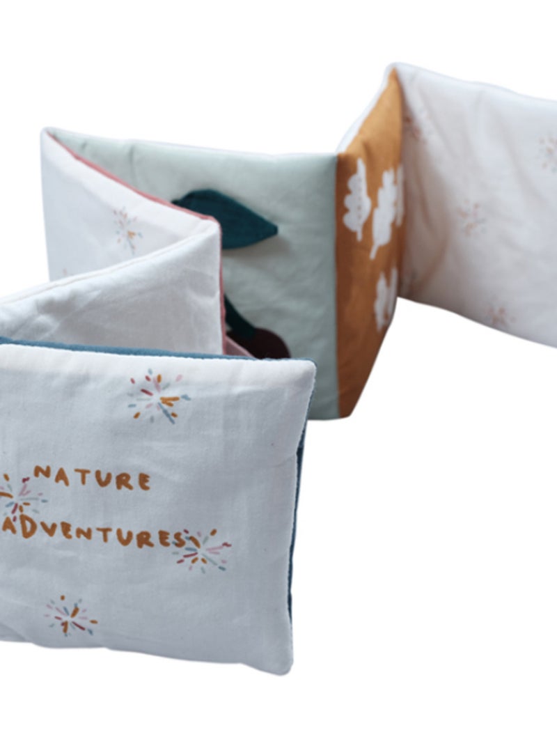 Livre bébé accordéon en tissu Nature adventures N/A - Kiabi
