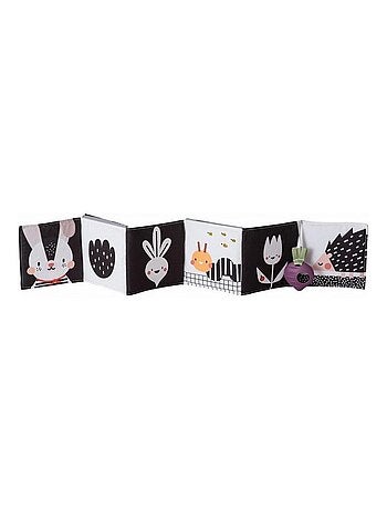 Livre cache-cache jardin en tissu
