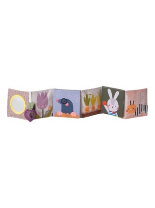 Livre cachecache jardin en tissu