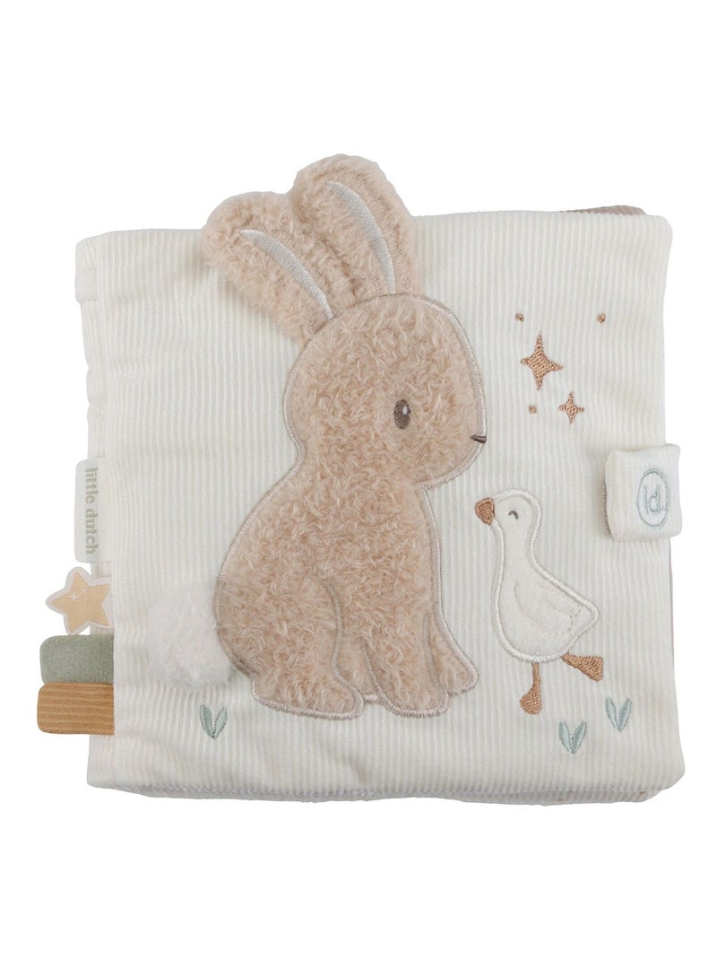 Livre d'activités tissu Newborn Beige - Kiabi