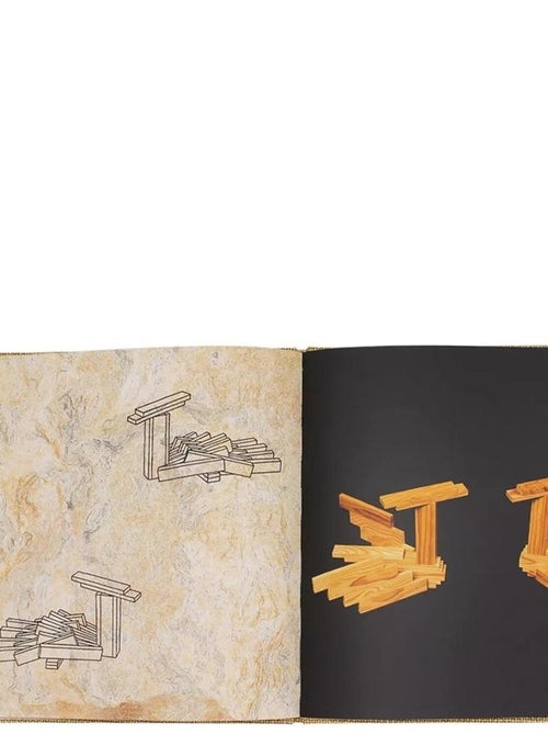 Livre d'Art beige Animaux - Kiabi