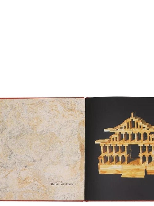 Livre d'Art rouge Bâtisseurs en herbe - Kiabi