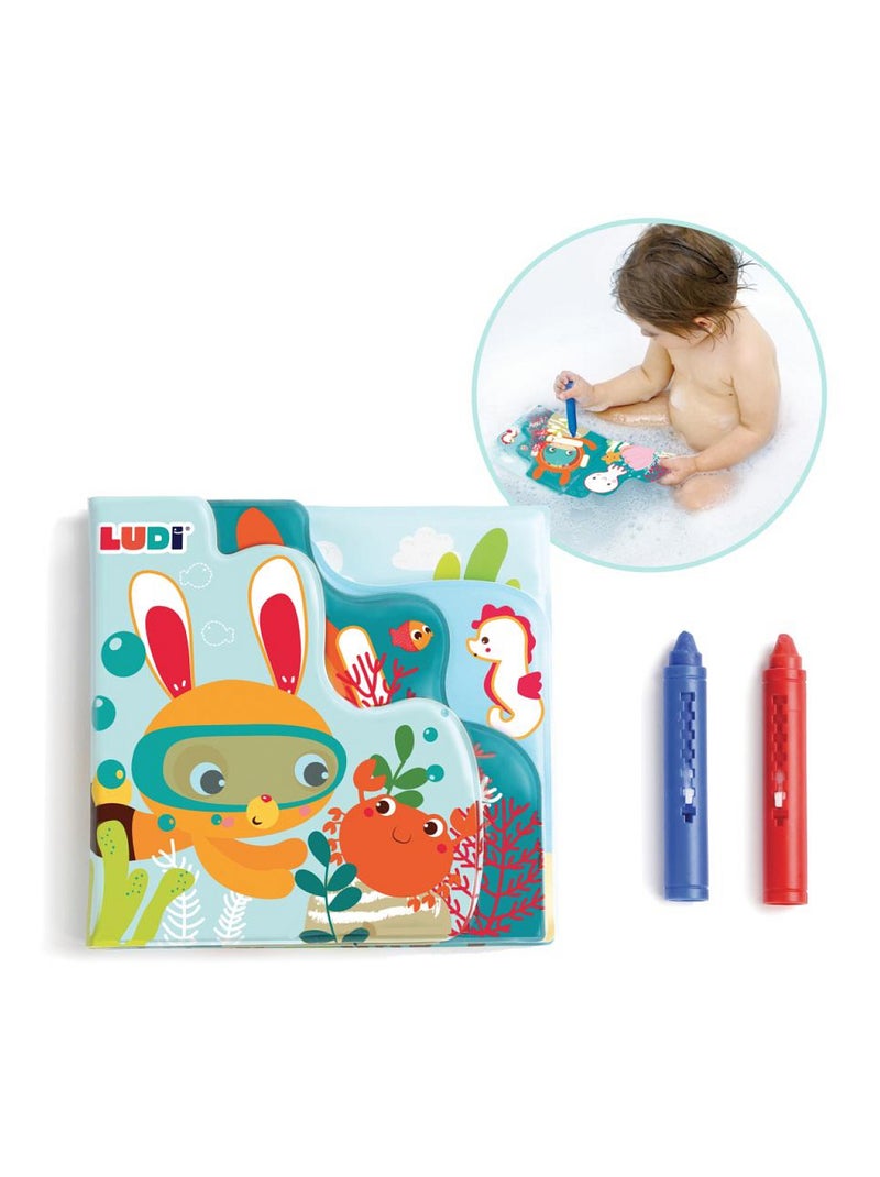 Livre De Bain Coloriage Multicolore - Kiabi
