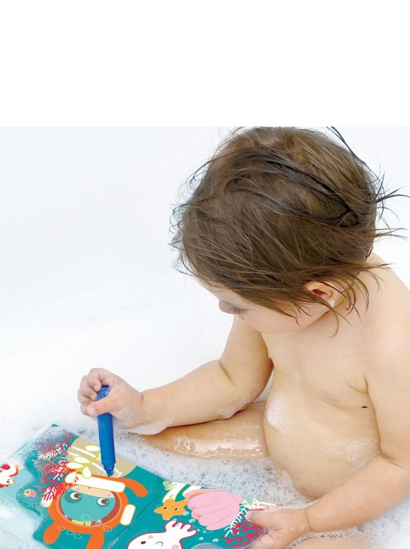 Livre De Bain Coloriage Multicolore - Kiabi
