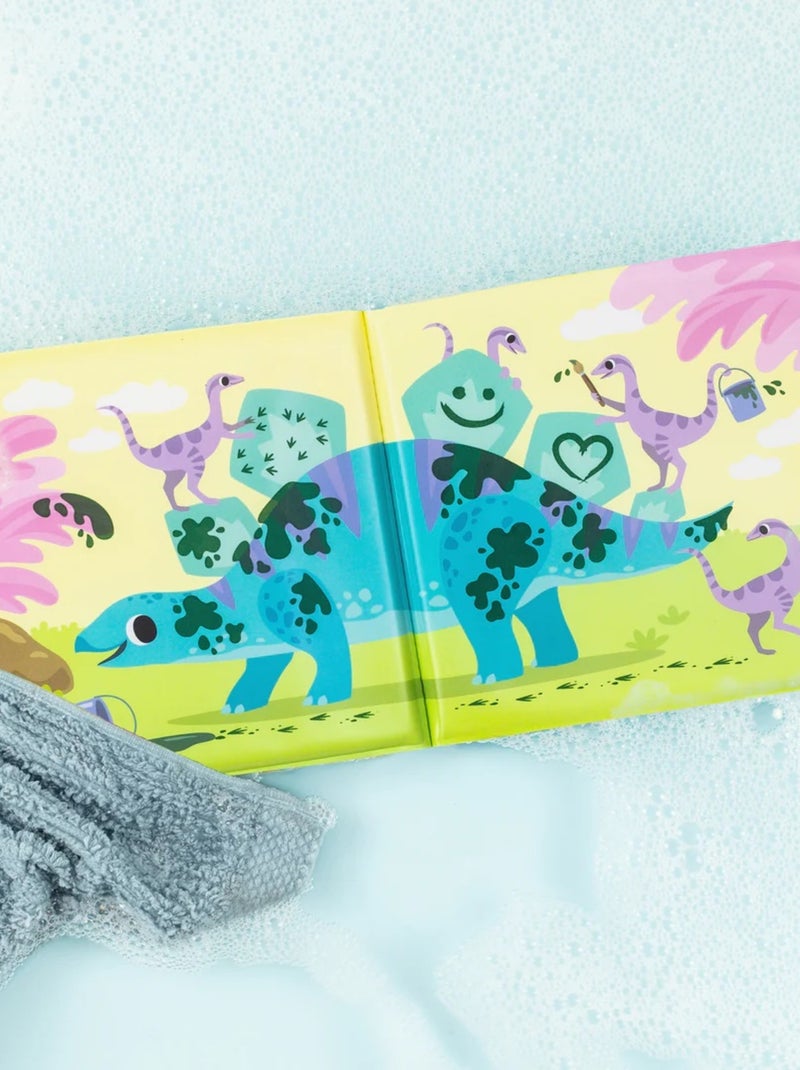 Livre de bain Dinosaures Blanc - Kiabi