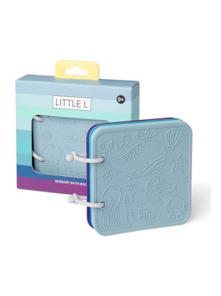 Livre de bain en silicone bleu