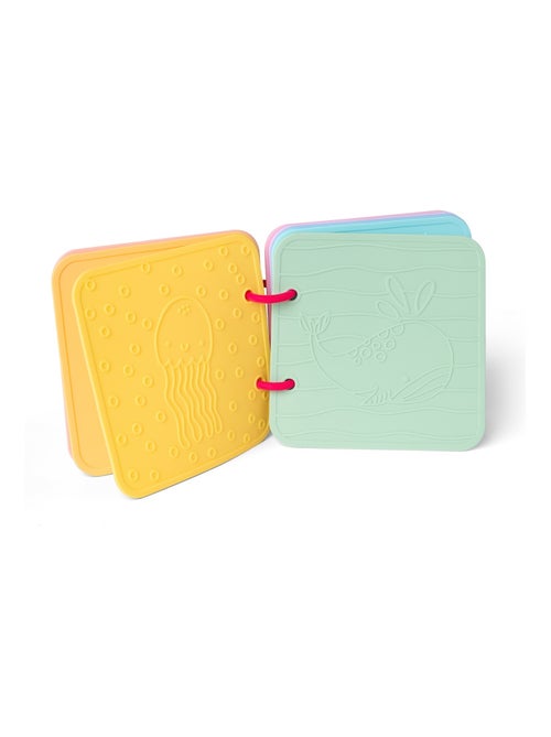Livre de bain en silicone rose - Kiabi