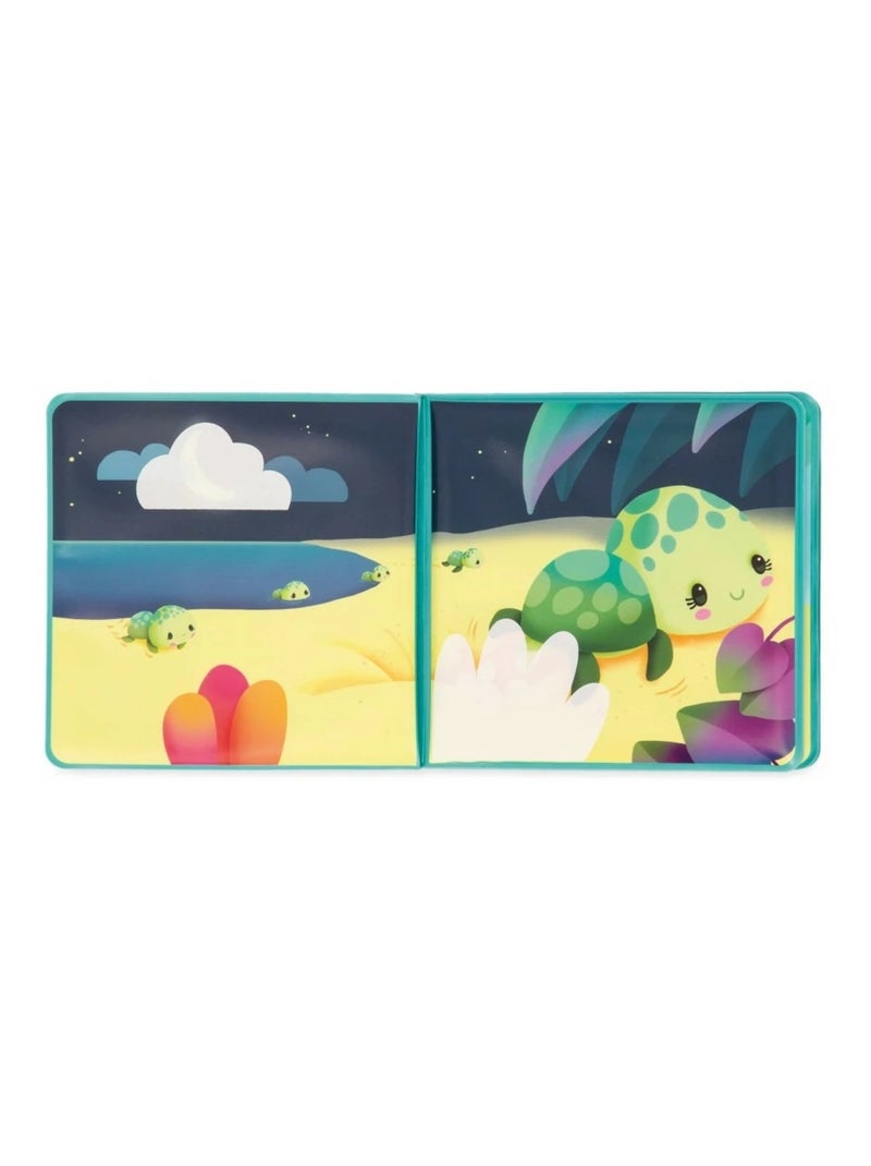 Livre de bain La Vie Magique des Tortues Vert - Kiabi